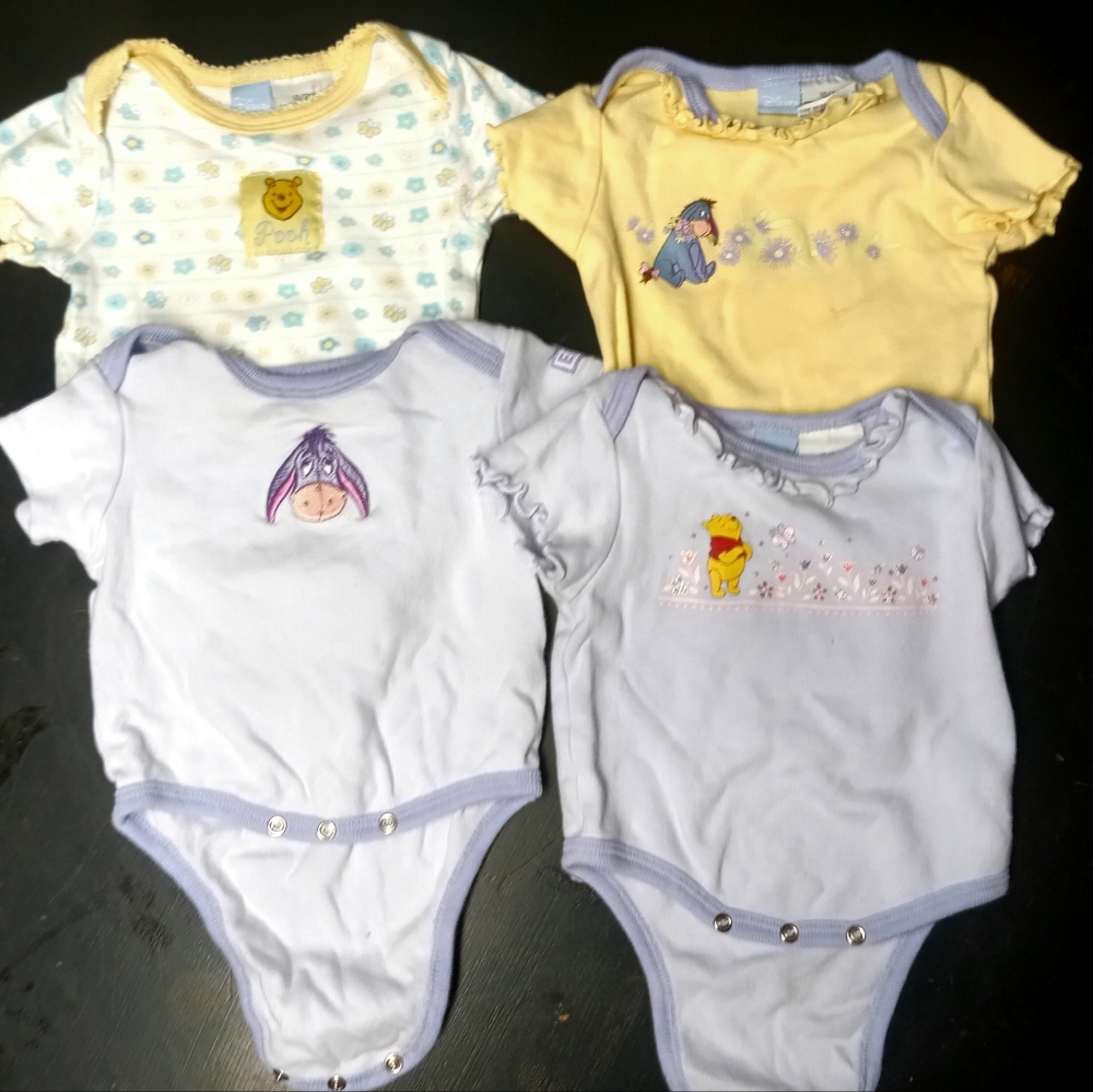 Disney 0-3 month disney onsie bundle